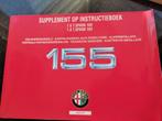 Alfa Romeo 155 instructie boeken setje, Ophalen, Zo goed als nieuw, Alfa Romeo