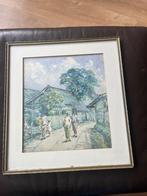 SOEWARDJA Aquarellen Indonesië, Antiek en Kunst, Kunst | Schilderijen | Klassiek, Ophalen