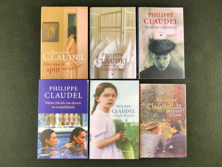 6x Boeken van Philippe Claudel (2004-2010), Boeken, Romans, Gelezen, Nederland, Ophalen of Verzenden