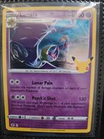 Pokemon Lunala 015/025 Celebrations, Ophalen of Verzenden, Zo goed als nieuw, Losse kaart, Foil