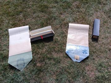 2 muziekblad rollen voor draaiorgel, brocante pianola rollen beschikbaar voor biedingen