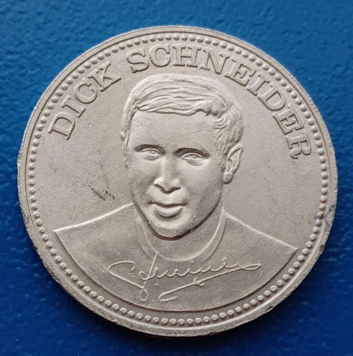 Penning Dick Schneider 'Go Ahead' - Shell, Postzegels en Munten, Penningen en Medailles, Overige materialen, Nederland, Verzenden