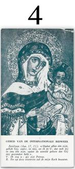 Bp04 devotie prentje gebed internationale bidweek, Ophalen of Verzenden, Zo goed als nieuw, Kaart of Prent
