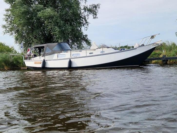 Super Scheldeschouw, Watersport en Boten, Motorboten en Motorjachten, Gebruikt, Staal, 9 tot 12 meter, Diesel, Binnenboordmotor