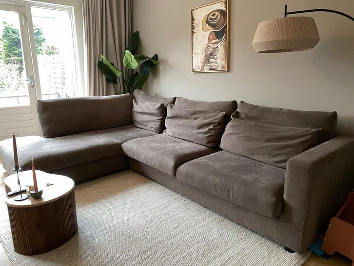 Trendhopper hoekbank, Huis en Inrichting, Banken | Bankstellen, Zo goed als nieuw, Hoekbank, Vierpersoons of meer, 300 cm of meer