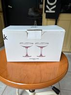 &K Amsterdam champagne coupes (nieuw), Huis en Inrichting, Keuken | Servies, Ophalen of Verzenden, Nieuw, Glas, Overige stijlen