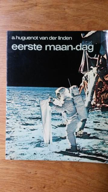Eerste maan-dag, A. Huguenot van der Linden, maanlanding beschikbaar voor biedingen