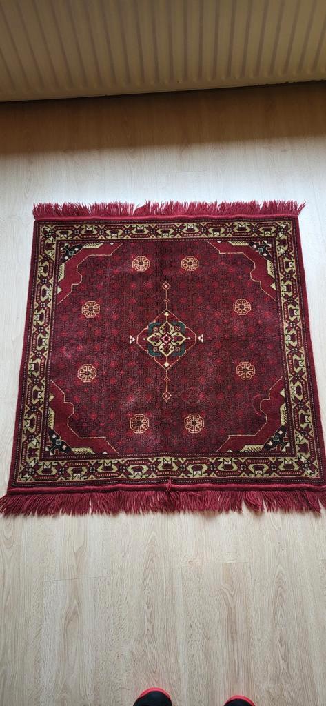 Perzisch wollen tafelkleed 110x95 cm, Huis en Inrichting, Stoffering | Tapijten en Kleden, Gebruikt, 100 tot 150 cm, 50 tot 100 cm