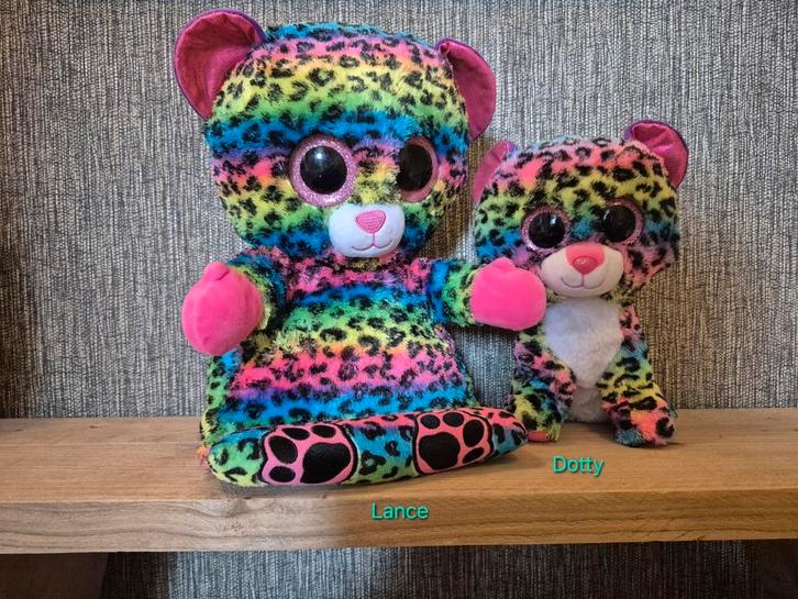 Lance en Dotty Ty Beanie Boo, Kinderen en Baby's, Speelgoed | Knuffels en Pluche, Zo goed als nieuw, Overige typen, Ophalen of Verzenden