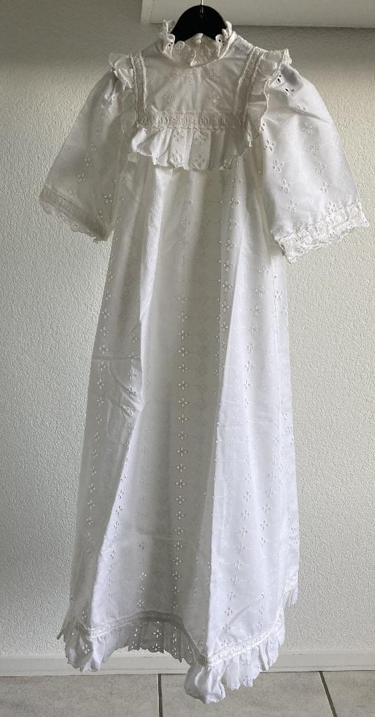 mooie doopjurk broderie handgemaakt bijna nieuw, Kinderen en Baby's, Babykleding | Overige, Zo goed als nieuw, Jongetje of Meisje