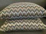 Missoni Home Italiaanse design sierkussens dons kussens 2 st, Huis en Inrichting, Ophalen, Zo goed als nieuw, Vierkant