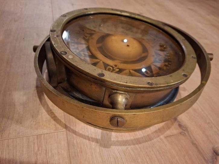 Antiek scheepskompas, Verzamelen, Scheepvaart, Gebruikt, Overige typen, Motorboot, Ophalen
