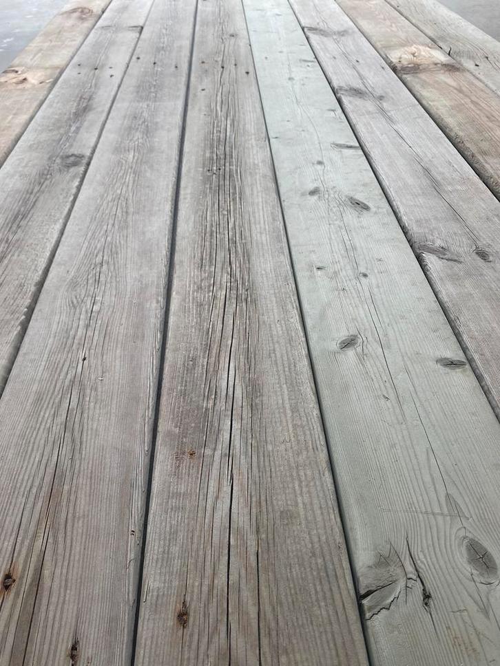 { Sloophout, strandvloer, strandhout - steiger }, Tuin en Terras, Schuttingen, Minder dan 3 meter, Ophalen