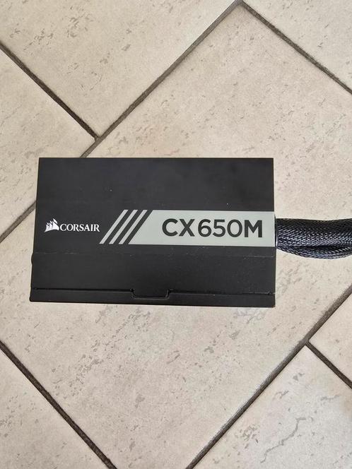 Corsair CX650M power supply incl alle kabels (650watt), Computers en Software, Interne voedingen, Gebruikt, Ophalen