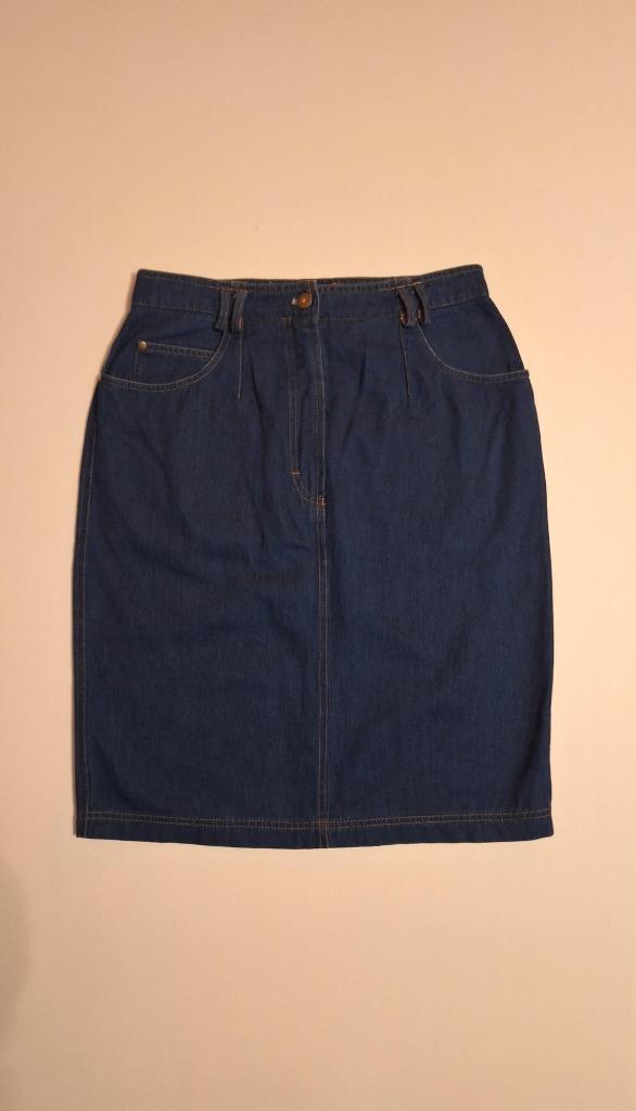 Spijkerrok denim dames HAMMER maat 40 (retro stijl), Kleding | Dames, Rokken, Zo goed als nieuw, Maat 38/40 (M), Blauw, Knielengte