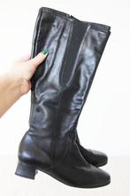 Mooie Leren Helioform Laarzen -s10 (Maat XL4½/XL37½) € 75,-, Kleding | Dames, Hoge laarzen, Zwart, Ophalen of Verzenden, Zo goed als nieuw