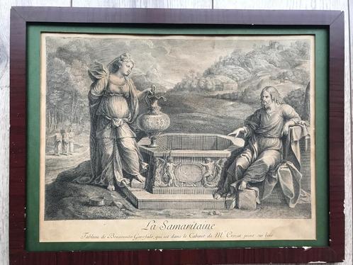 1729 - La samaritaine - - Benevenuto Garofalo / Horthem, Antiek en Kunst, Kunst | Etsen en Gravures, Ophalen of Verzenden