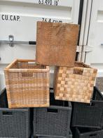 IKEA Rieten Manden Kallax - Diverse Stijlen, Doe-het-zelf en Verbouw, Kratten en Dozen, Gebruikt, Opvouwbaar, ., Overige typen