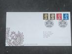 Engeland FDC machin 2009 vier zegels, Postzegels en Munten, Ophalen of Verzenden, Gestempeld