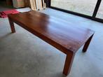 Salontafel massief eiken, Gebruikt, 100 tot 150 cm, Minder dan 50 cm, Rechthoekig