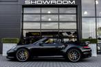 Porsche 911 Cabrio 991 3.8 Turbo S, 561 PK, Burmester, Lift,, Auto's, Porsche, Automaat, Gebruikt, Cabriolet, Zwart