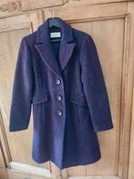 Prachtige blauwpaarse mantel van Steps maat 40, Kleding | Dames, Jassen | Winter, Ophalen of Verzenden, Zo goed als nieuw