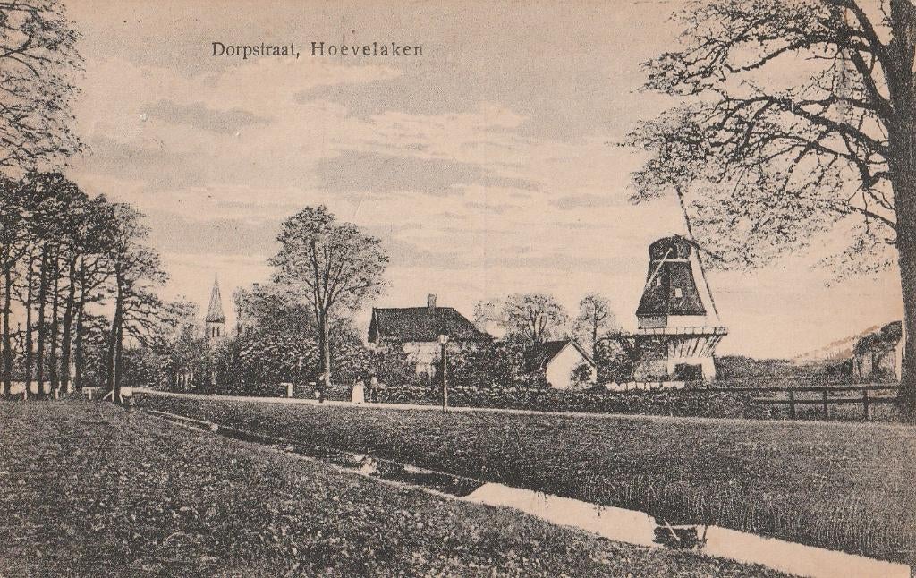 Hoevelaken - 1007 - twa : Dorpstraat, Verzenden, 1920 tot 1940, Gelderland