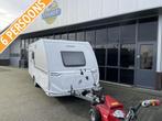 Knaus Sport 500 QDK Bed 210cm + Zit + WC + Stapelbed Bj 2023, Caravans en Kamperen, Caravans, Treinzit, Bedrijf, Knaus, 1000 - 1250 kg