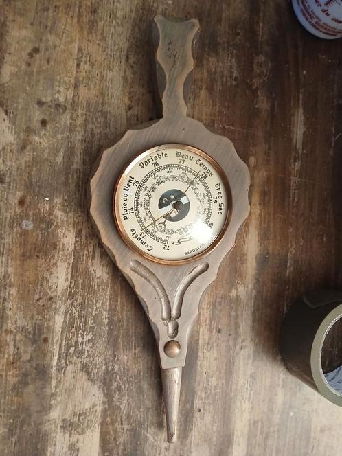 Houten Blaasbalg Barometer - Barostar, Antiek en Kunst, Antiek | Gereedschap en Instrumenten, Verzenden