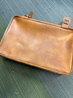 Vintage leren koffer, Ophalen, Gebruikt, 50 tot 60 cm, Slot