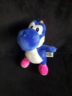 Super Mario Yoshi knuffel blauw 25cm Nintendo, Verzenden, Zo goed als nieuw
