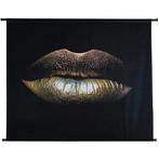 Wandkleed Glamour Kiss zwart/goud, Nieuw, Ophalen