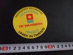 sticker restaurant en camping de waarbeek hengelo twente, Ophalen, Zo goed als nieuw, Bedrijf of Vereniging