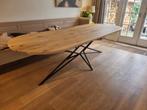 Eiken boomstam/rechte, ovale, Deense tafel van 300cm, Nieuw, Eikenhout