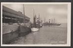 zoutkamp haven met schepen fotokaart, Verzenden, 1920 tot 1940, Ongelopen, Groningen