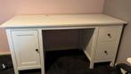 IKEA Hemnes Bureau - Wit - 155x65cm, Huis en Inrichting, Bureaus, Ophalen, Gebruikt, Bureau