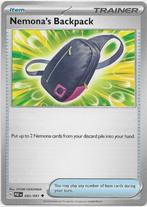 Paldean Fates,  Nemonas Backpack [uncommon] 83/91, Ophalen of Verzenden, Nieuw, Losse kaart