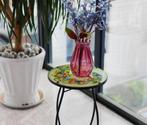 IJzer-Glas Pauw Ronde Zij-tafeltje Mozaïek bijzettafel Nieuw, 45 tot 60 cm, Minder dan 55 cm, Rond, Nieuw