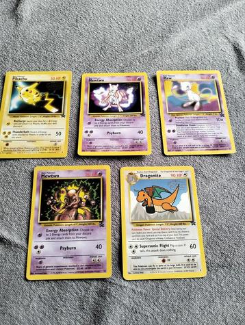 Oude vintage Black Star promo Pokemon kaarten  beschikbaar voor biedingen