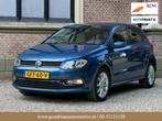 Volkswagen Polo 1.2 TSI Highline | Multif. stuur | Stoelverw, Stof, Zwart, 4 cilinders, Blauw