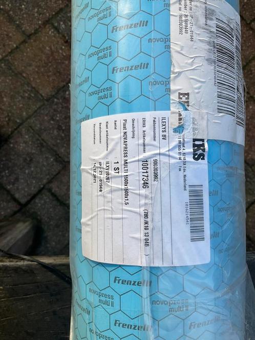 Pakkingplaat Novapress frenzelit, Doe-het-zelf en Verbouw, Isolatie en Afdichting, Nieuw, Overige materialen, Minder dan 4 cm