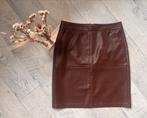 Bruine Vegan Leren rok soyaconcept - Maat 38 - Nieuwstaat, Kleding | Dames, Maat 38/40 (M), Bruin, Nieuw, Ophalen of Verzenden