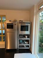 Siemens RVS kasten met magnetron, oven en koelkast, Huis en Inrichting, Keuken | Keukenelementen, Ophalen, Gebruikt, Overige kleuren