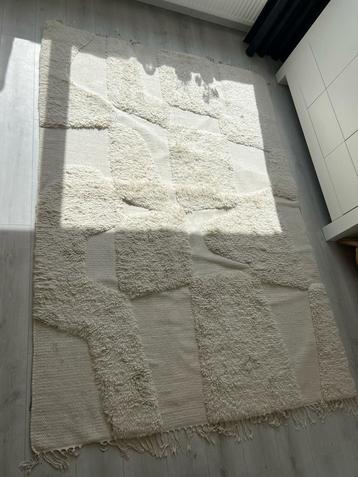 Hoogpolig vloerkleed 250x175 – met antislipkleed beschikbaar voor biedingen