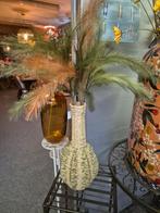 Vaas Tjitske Naturel Groen - Zeegras Decoratie 40cm, Onbekend, Nieuw, Ophalen of Verzenden, Onbekend