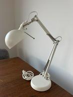 IKEA FORSÅ bureaulamp – wit, als nieuw!, Huis en Inrichting, Lampen | Tafellampen, Ophalen of Verzenden, Zo goed als nieuw, Minder dan 50 cm