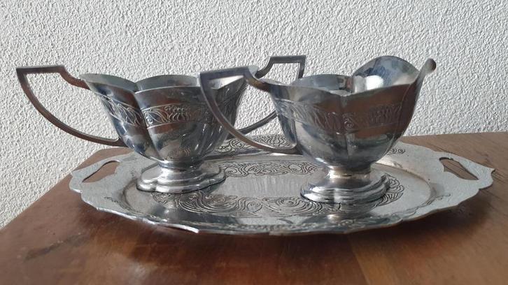 Saus stel vintage, Antiek en Kunst, Antiek | Keramiek en Aardewerk, Verzenden