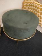 Poef/tafeltje, Huis en Inrichting, Ophalen of Verzenden, Zo goed als nieuw, Rond, Minder dan 50 cm