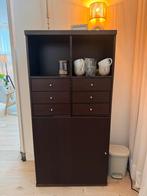 Vintage houten kast walnoot bruin, Huis en Inrichting, Ophalen