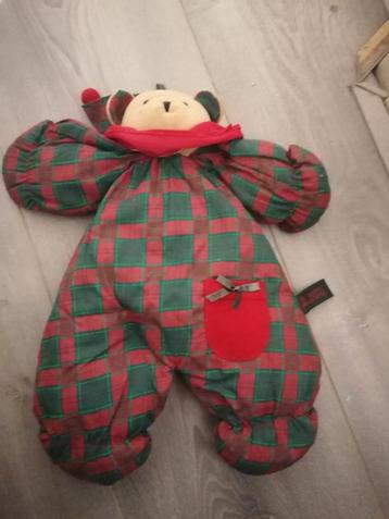 Vintage Teddybeer Pop Geruit beschikbaar voor biedingen
